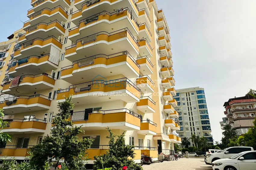 Квартира 2+1 с видом на море и отдельной кухней - 200 метров до моря, район Махмутлар 2 