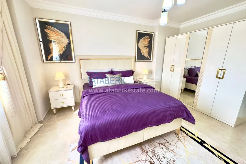 Приобрести Квартира 2+1 с видом на море и отдельной кухней - 200 метров до моря, район Махмутлар 11 