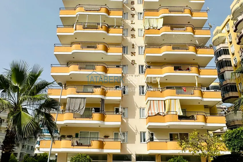 Квартира 2+1 с видом на море и отдельной кухней - 200 метров до моря, район Махмутлар 3 