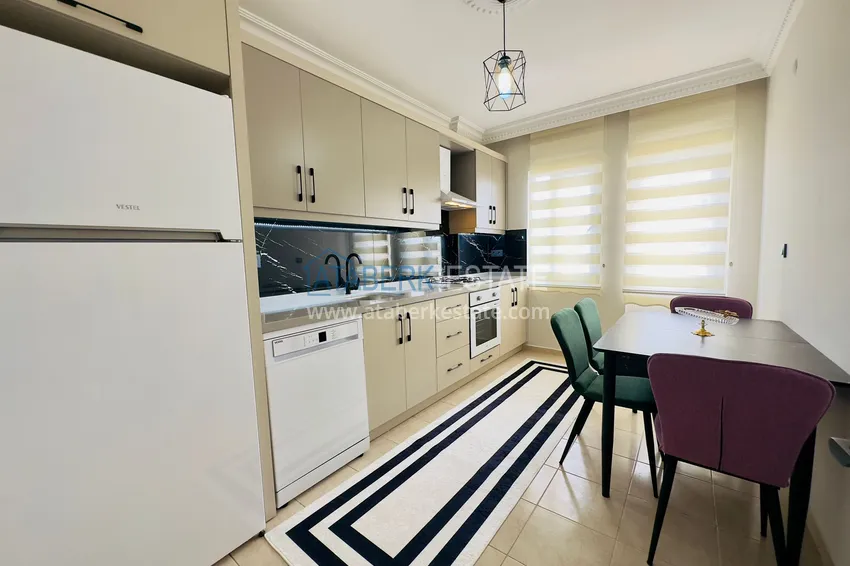 Приобрести Квартира 2+1 с видом на море и отдельной кухней - 200 метров до моря, район Махмутлар 8 