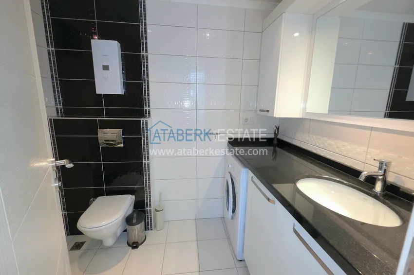 Приобрести Одноуровневая квартира 3+1 с мебелью в районе Оба, Алания - недвижимость под ВНЖ 15 