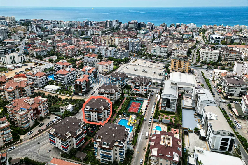 Одноуровневая квартира 3+1 с мебелью в районе Оба, Алания - недвижимость под ВНЖ 4 