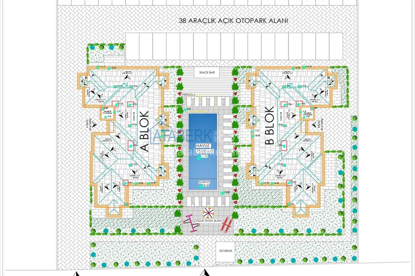 Купить дешево Новый жилой проект в Анталии на этапе котлована - район Кепез, Алтынова 1