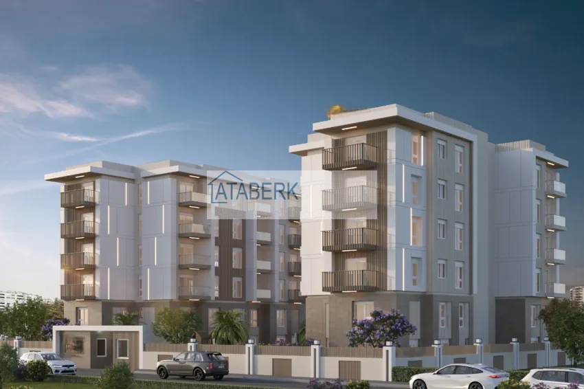 Новый жилой проект в Анталии на этапе котлована - район Кепез, Алтынова 1