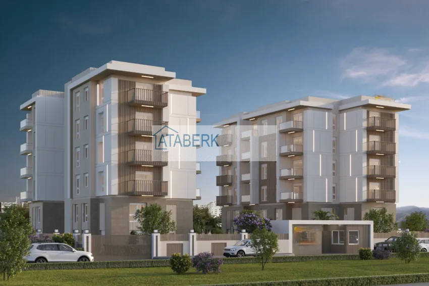 Новый жилой проект в Анталии на этапе котлована - район Кепез, Алтынова 2