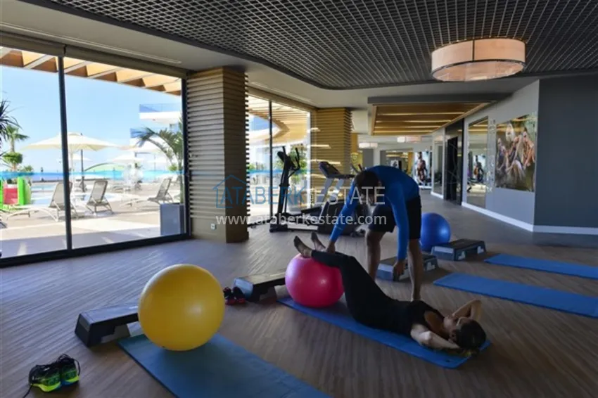 Квартира 1+1 с видом на море в Конаклы, Алания - резиденция курортного формата 25