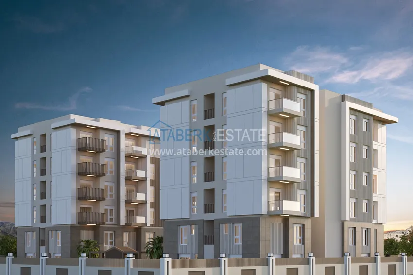 Новый жилой проект в Анталии на этапе котлована - район Кепез, Алтынова 4