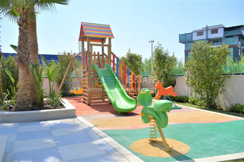 Квартира 2+1 с мебелью в районе Оба, Алания - подходит под ВНЖ 18 