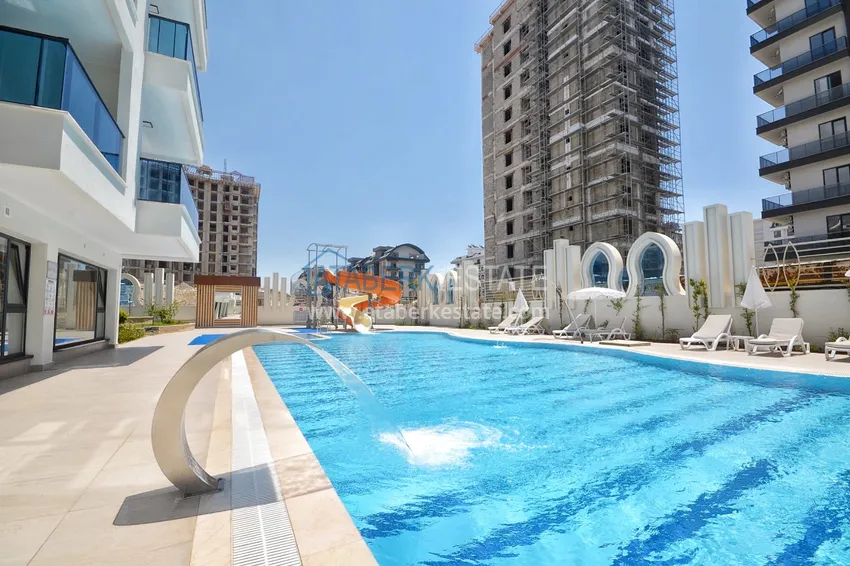 Двухкомнатная квартира в Махмутларе, р-н субботнего рынка 2