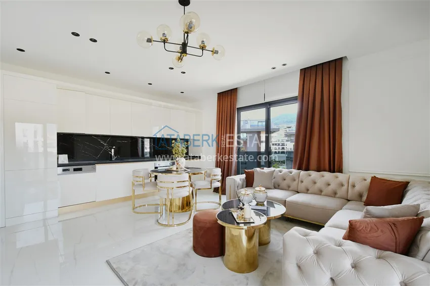 Приобрести Квартира 2+1 с мебелью в районе Оба, Алания - подходит под ВНЖ 2 