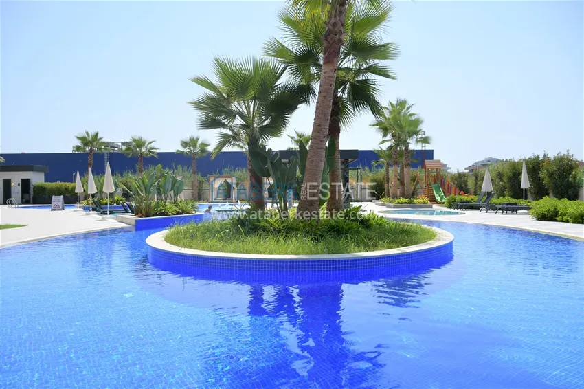 Квартира 2+1 с мебелью в районе Оба, Алания - подходит под ВНЖ 5 