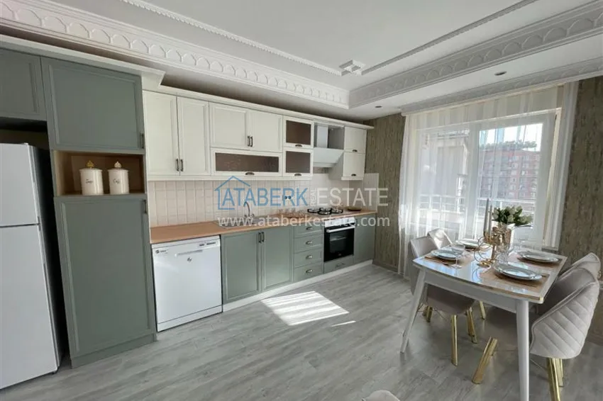 Приобрести Меблированная квартира 2+1 в Алании, район Тосмур 11 