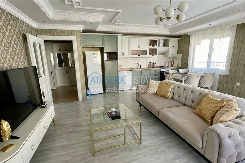 Приобрести Меблированная квартира 2+1 в Алании, район Тосмур 8 