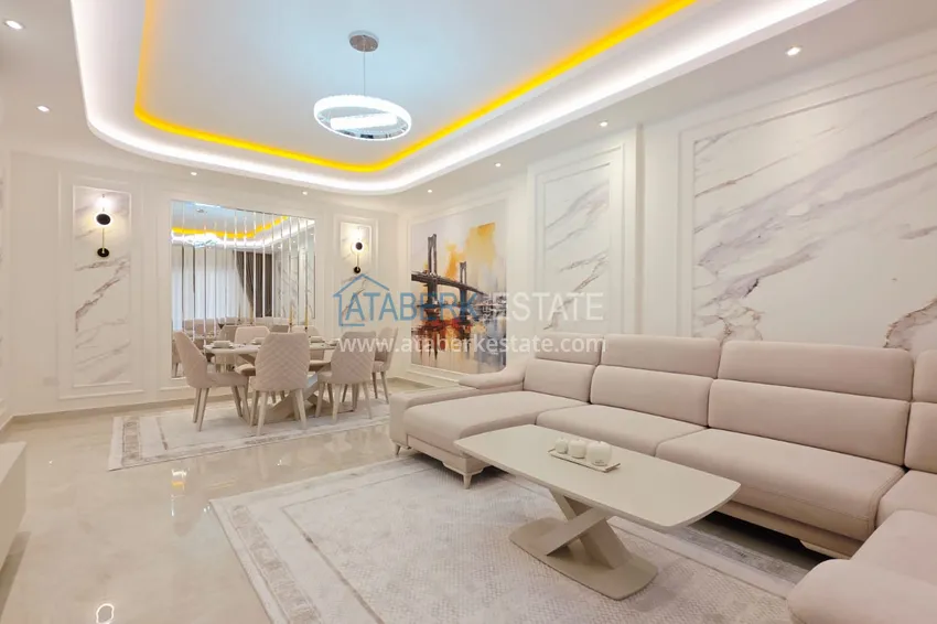 Приобрести Ультралюксовая квартира 3+1 в центре Махмутлара - с мебелью, рассрочка до 3 месяцев 13 