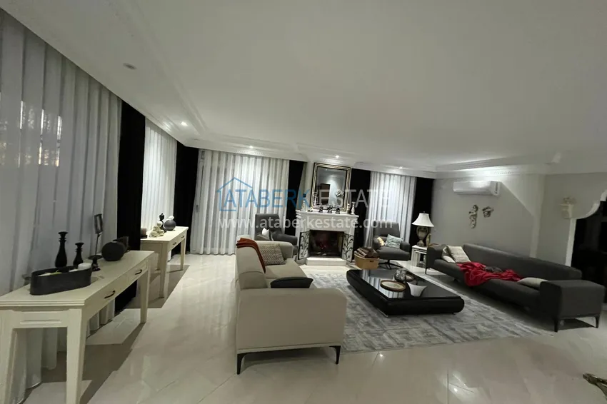 Приобрести Частная вилла 5+3 в районе Оба – трехэтажная с мебелью, подходит для ВНЖ 1 