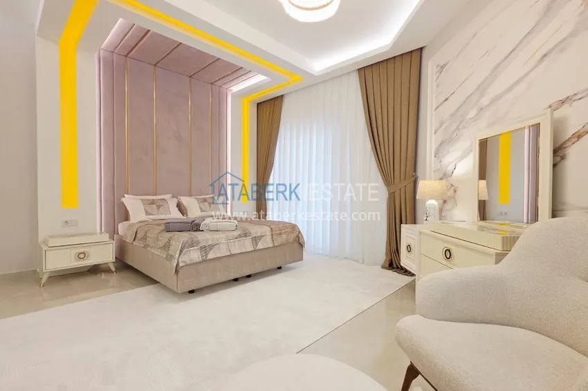Приобрести Ультралюксовая квартира 3+1 в центре Махмутлара - с мебелью, рассрочка до 3 месяцев 15 