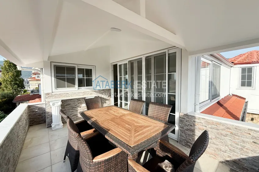 Приобрести Частная вилла 5+3 в районе Оба – трехэтажная с мебелью, подходит для ВНЖ 47 