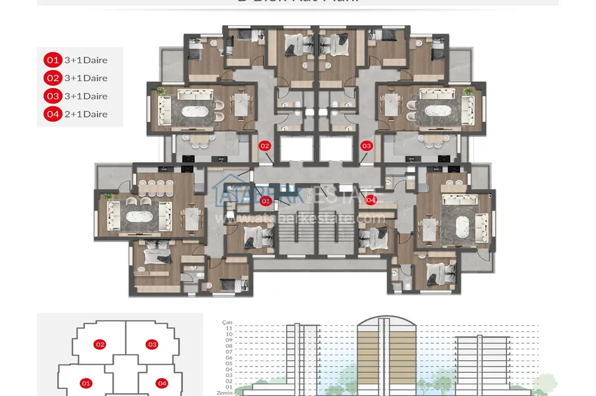 Купить дешево Элитная инвестиционная недвижимость в Анталии, район Лара 7 
