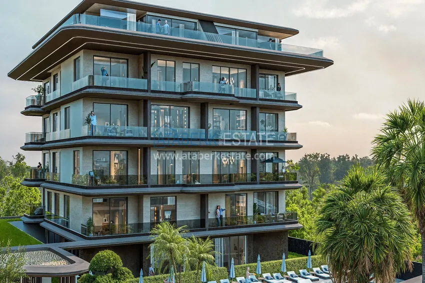 Инвестиционная недвижимость в Алании, район Кестель - квартиры от застройщика с видом на море 9