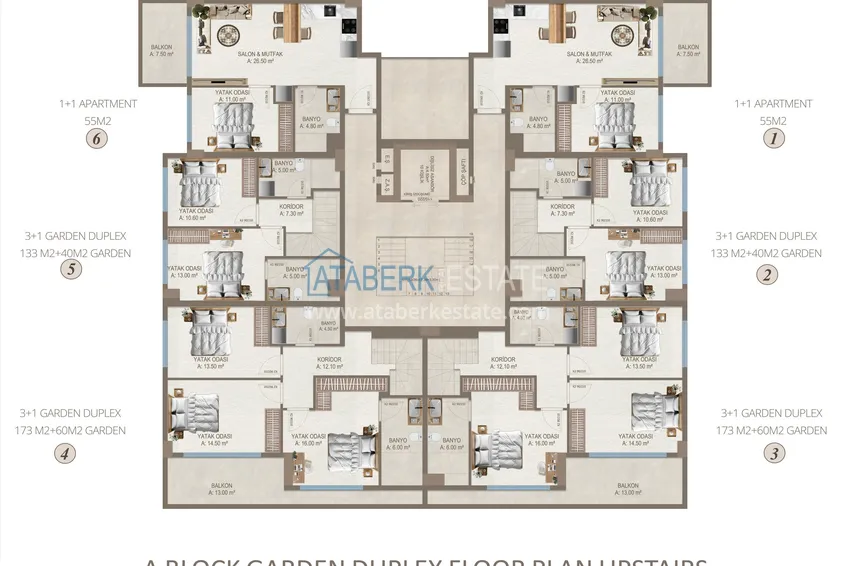 Купить дешево Инвестиционная недвижимость в Алании, район Кестель - квартиры от застройщика с видом на море 3