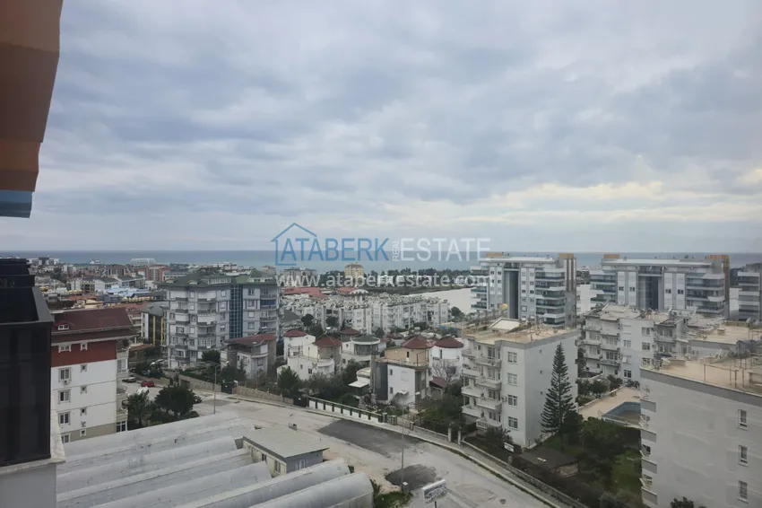 Приобрести Квартира от собственника в Алании, район Авсаллар - с мебелью, видом на море и остекленным балконом 14 