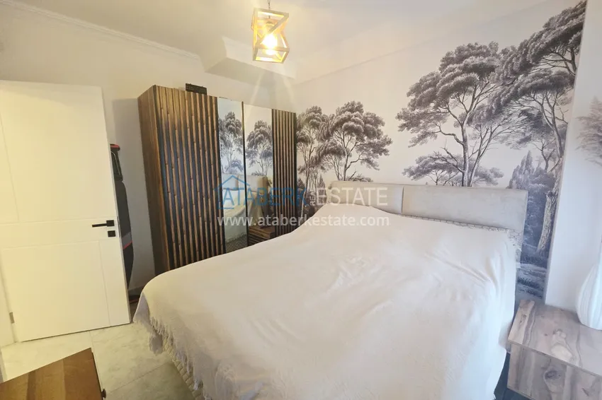 Приобрести Квартира от собственника в Алании, район Авсаллар - с мебелью, видом на море и остекленным балконом 8 