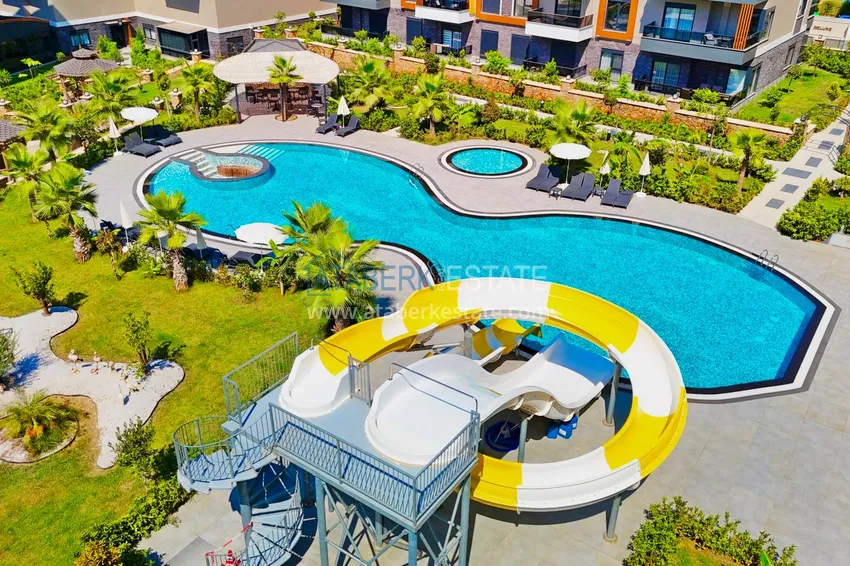 Двухкомнатная квартира в районе Оба - с мебелью и остекленным балконом 10 