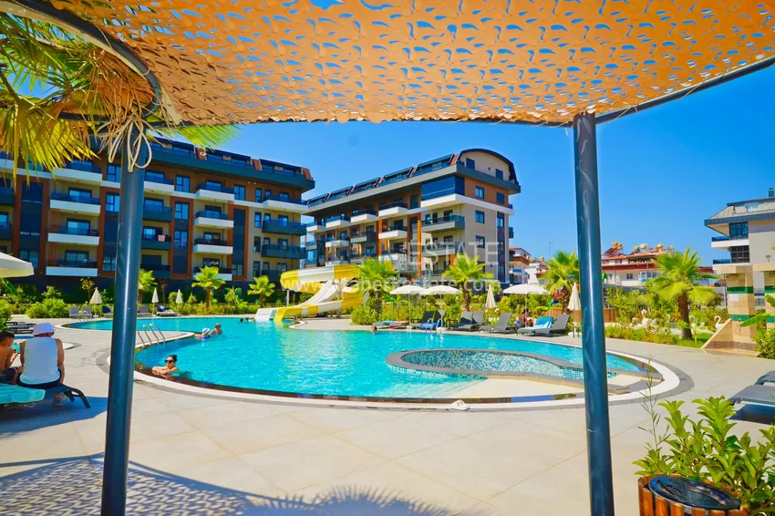 Двухкомнатная квартира в районе Оба - с мебелью и остекленным балконом 11 