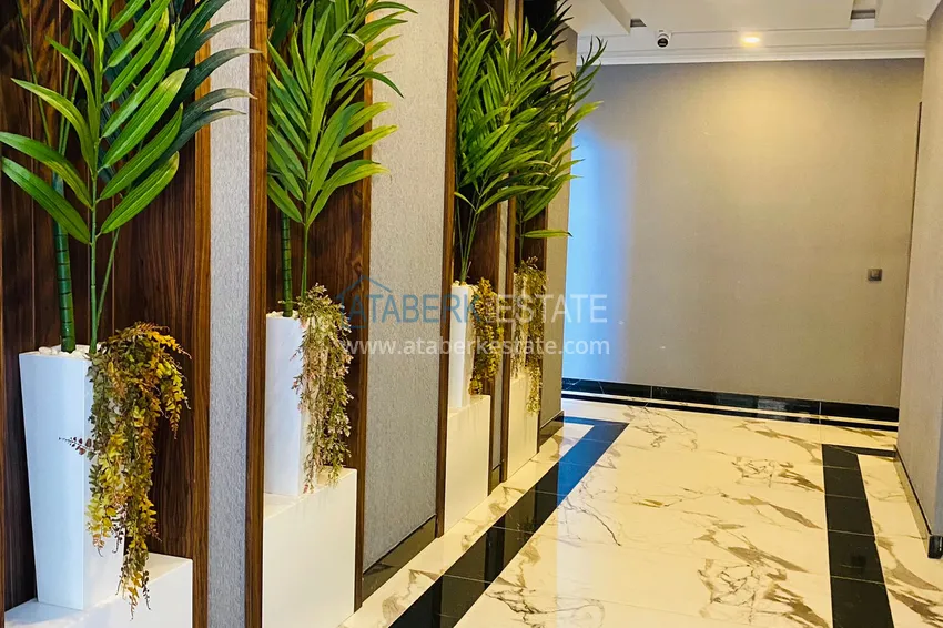 Двухкомнатная квартира в районе Оба - с мебелью и остекленным балконом 15 