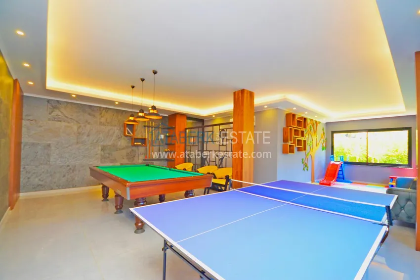 Двухкомнатная квартира в районе Оба - с мебелью и остекленным балконом 18 