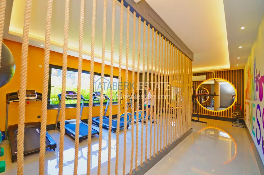 Двухкомнатная квартира в районе Оба - с мебелью и остекленным балконом 19 