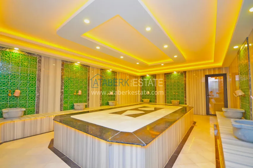 Двухкомнатная квартира в районе Оба - с мебелью и остекленным балконом 21 