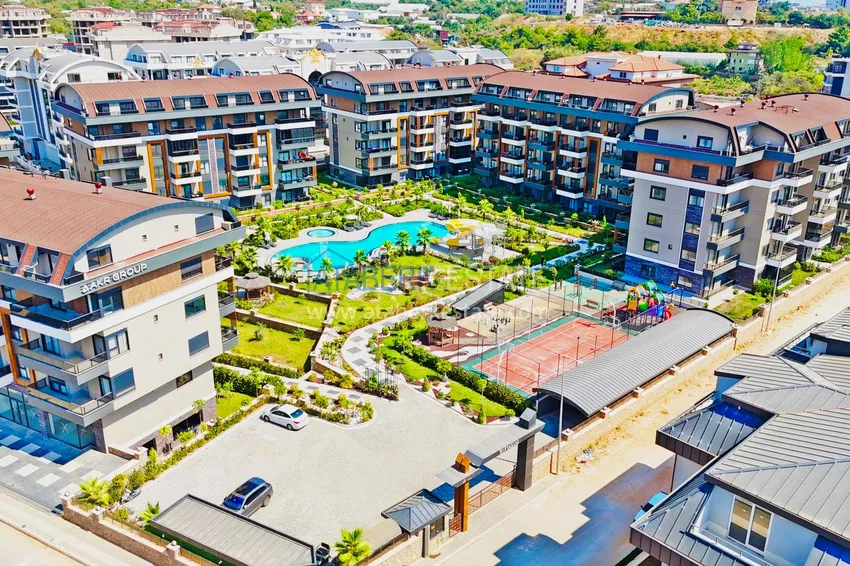 Двухкомнатная квартира в районе Оба - с мебелью и остекленным балконом 7 