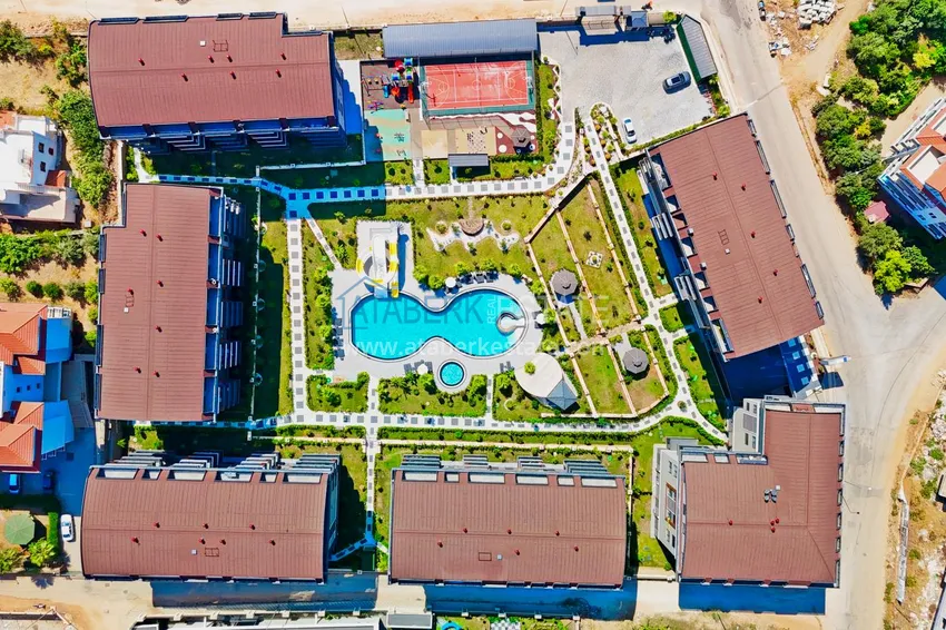 Двухкомнатная квартира в районе Оба - с мебелью и остекленным балконом 9 