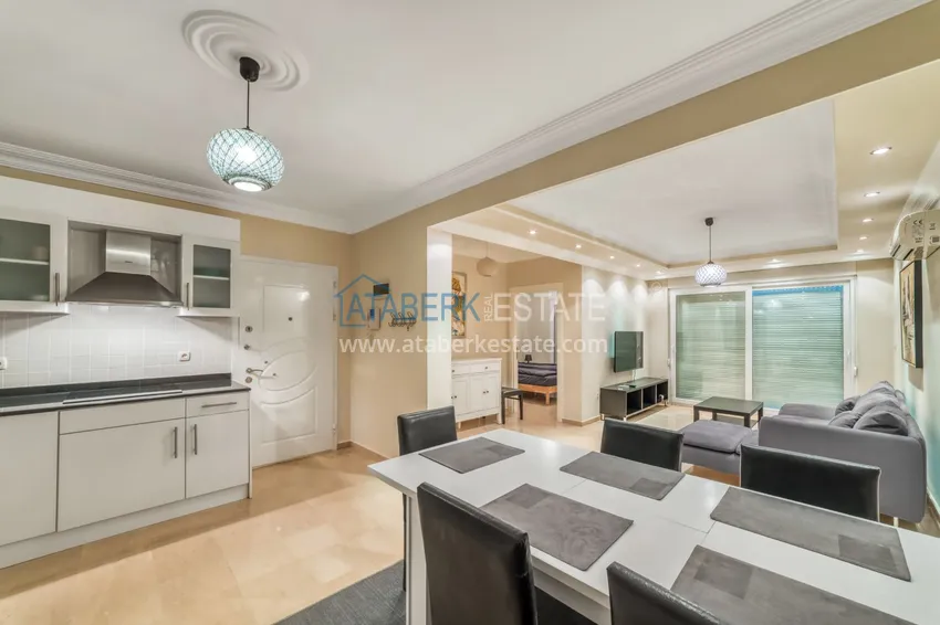 Приобрести Квартира 3+1 в районе Тепе – с мебелью, видом на море в апарт-вилле 1