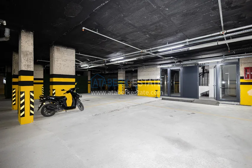 Две объединённые квартиры 1+1 в центре Алании напрямую от собственника 12 