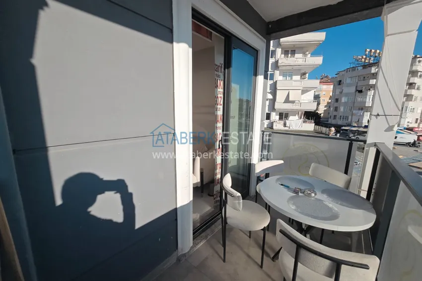 Приобрести Две объединённые квартиры 1+1 в центре Алании напрямую от собственника 12 