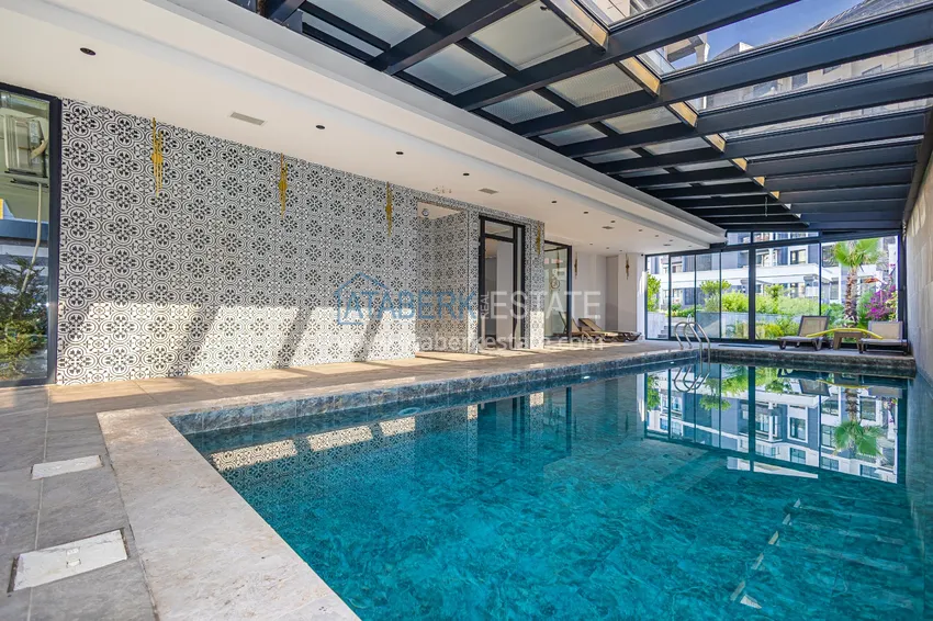 Две объединённые квартиры 1+1 в центре Алании напрямую от собственника 15 