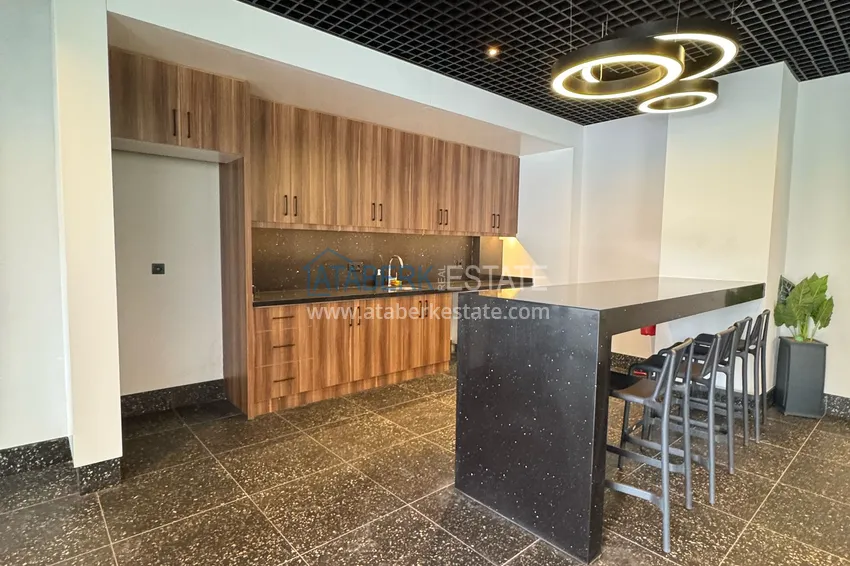 Две объединённые квартиры 1+1 в центре Алании напрямую от собственника 17 