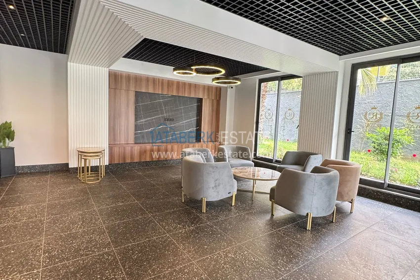 Две объединённые квартиры 1+1 в центре Алании напрямую от собственника 18 