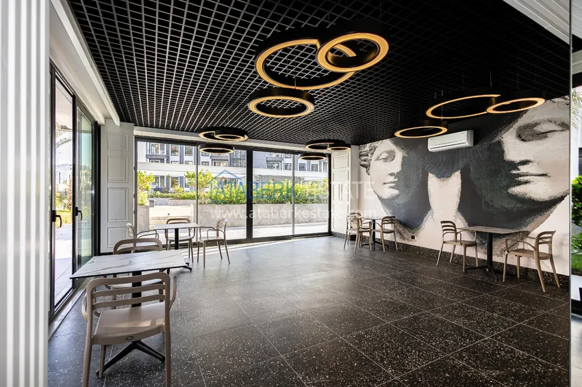 Две объединённые квартиры 1+1 в центре Алании напрямую от собственника 19 