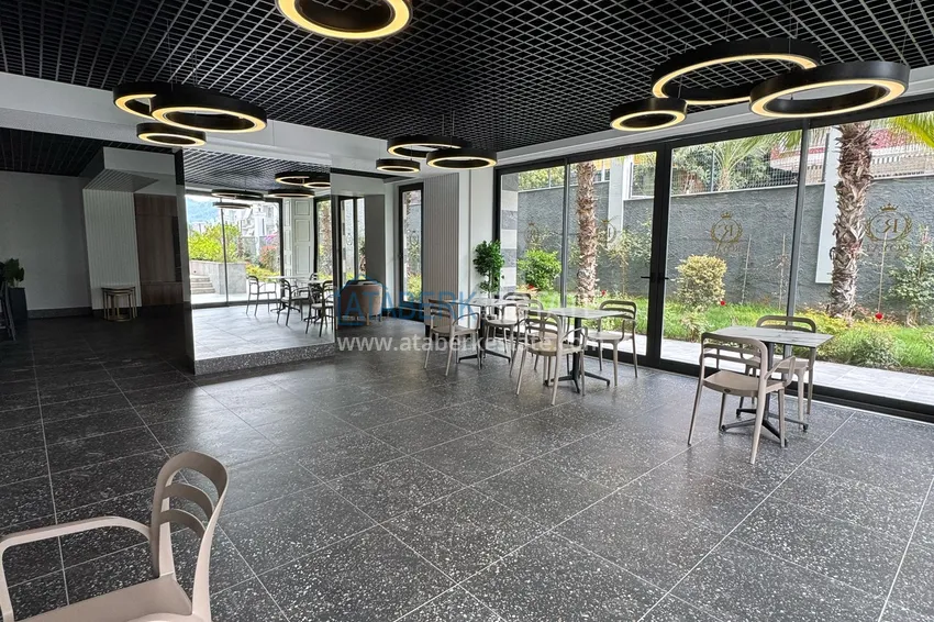 Две объединённые квартиры 1+1 в центре Алании напрямую от собственника 20 