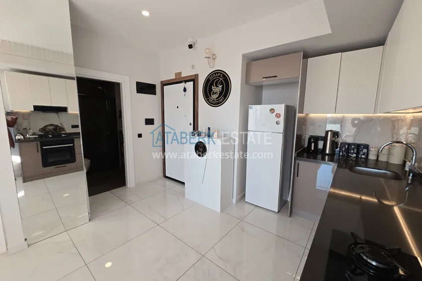 Приобрести Две объединённые квартиры 1+1 в центре Алании напрямую от собственника 2 