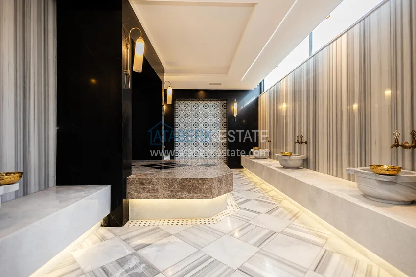 Две объединённые квартиры 1+1 в центре Алании напрямую от собственника 24 