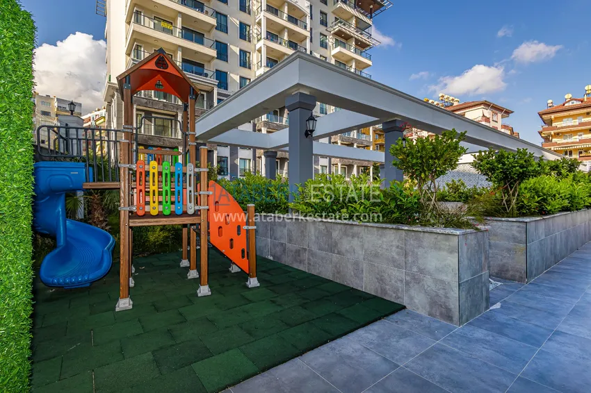 Две объединённые квартиры 1+1 в центре Алании напрямую от собственника 7 