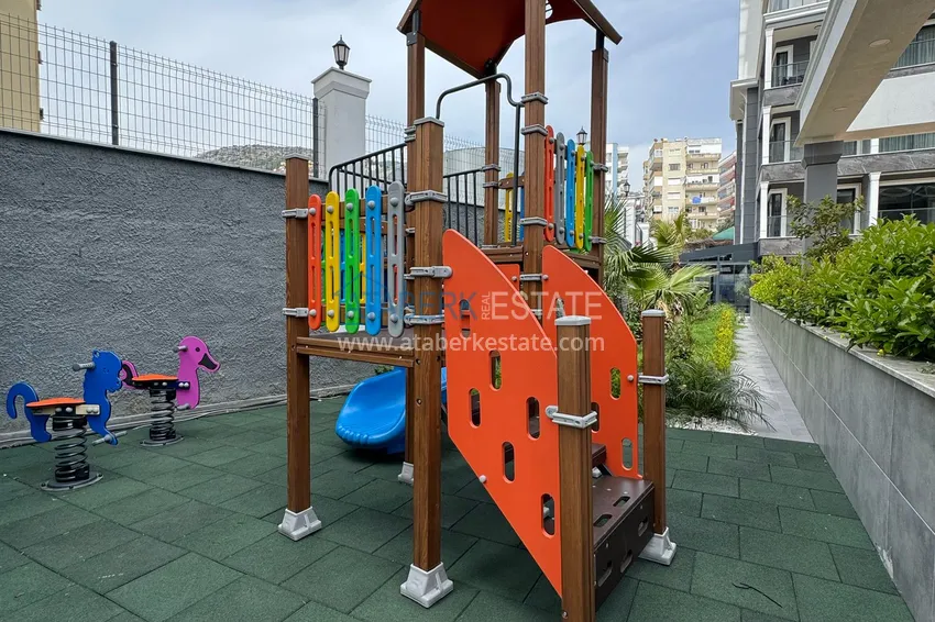 Две объединённые квартиры 1+1 в центре Алании напрямую от собственника 8 