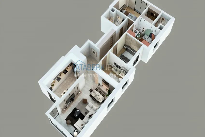 Купить дешево Продажа недвижимости в Анталии от застройщика - новый проект в Чанкая, Кепез 4