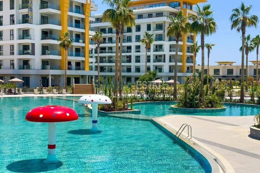 Просторная квартира 1+1 для долгосрочной аренды в курортной резиденции премиум-уровня – район Тюрклер, Аланья I52 20