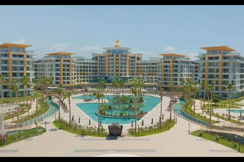 Просторная квартира 1+1 для долгосрочной аренды в курортной резиденции премиум-уровня – район Тюрклер, Аланья I52 7