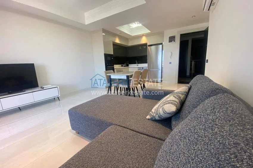 Приобрести Просторная квартира 1+1 для долгосрочной аренды в курортной резиденции премиум-уровня – район Тюрклер, Аланья I52 2